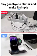 Carregador Turbo por Indução Inteligente - PowerDoc 3 em 1