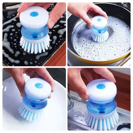 Kit 2 Escovas Inteligentes com Dispenser de Detergente  – TurboClean