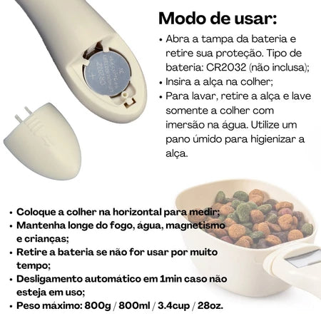 Colher Medidora Digital – Controle Total dos Ingredientes
