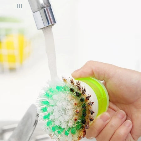 Kit 2 Escovas Inteligentes com Dispenser de Detergente  – TurboClean