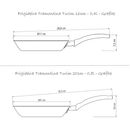 Kit de 2 Frigideiras Tramontina Antiaderente - ChefStar